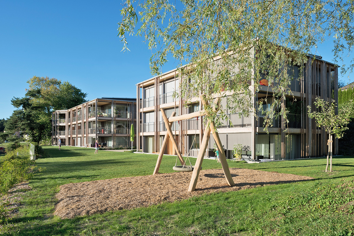 Zwei Mehrfamilienhäuser in Holzbauweise